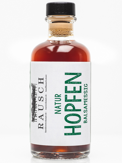Hopfen Balsamessig Flasche 200ml im Holzfass gereift