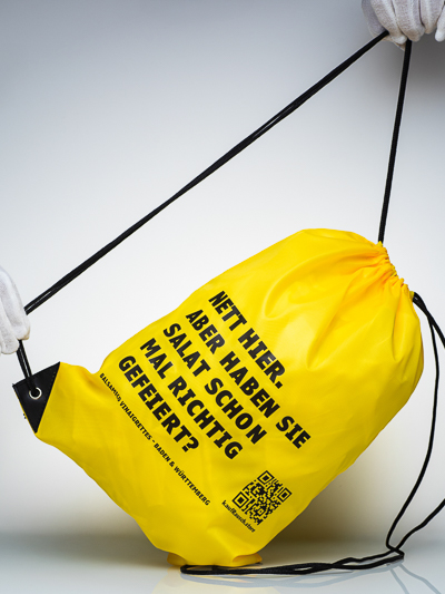 „The SÄCK“ – der Turnbeutel mit Haltung und Humor.