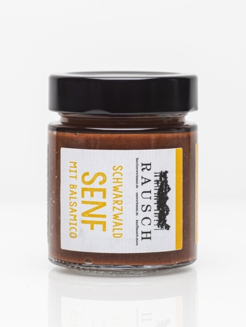 Schwarzwald Senf mit Balsamico im Glas